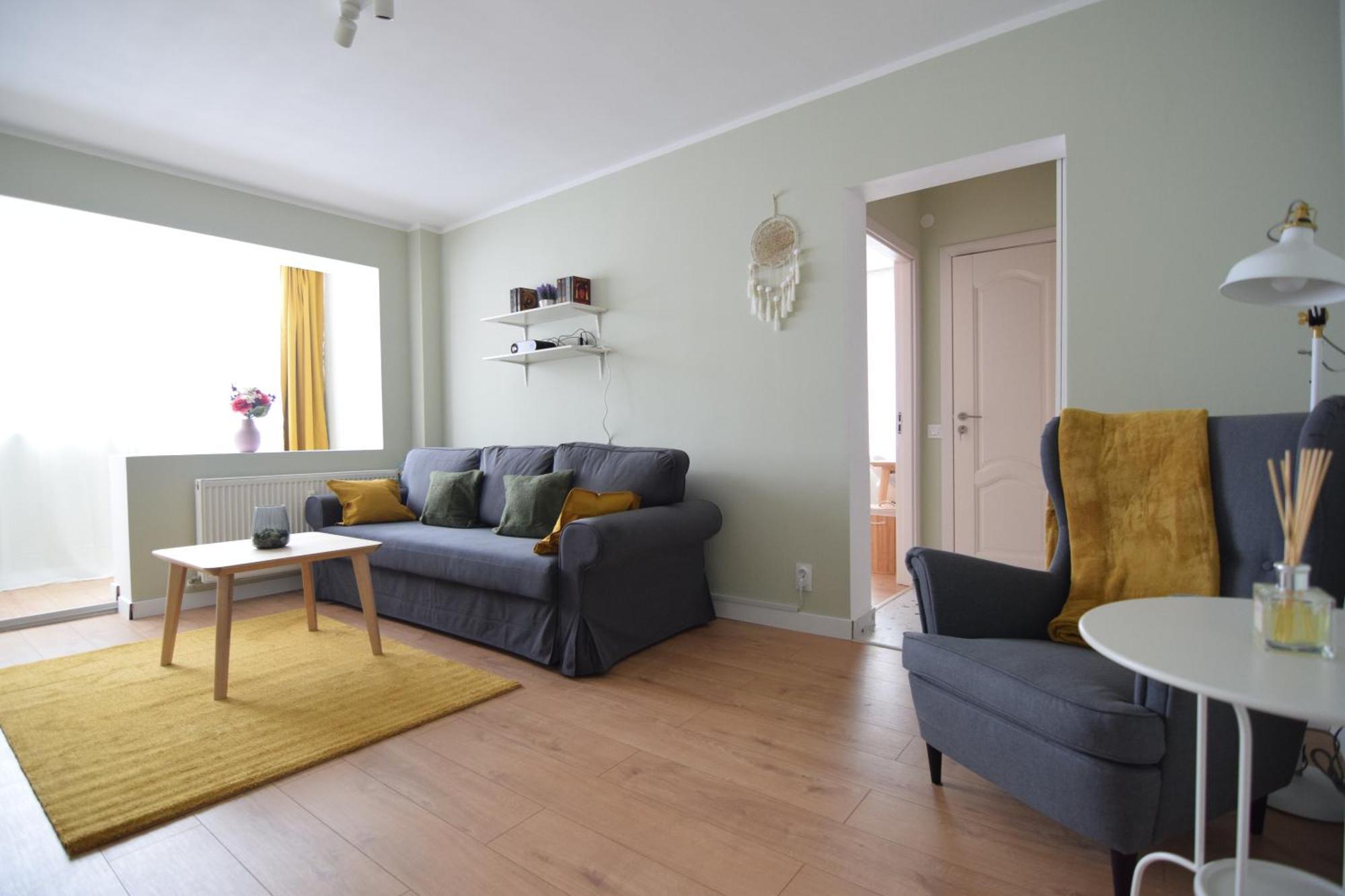 Stylish Apartment With Video Projector Bucharest Exterior photo